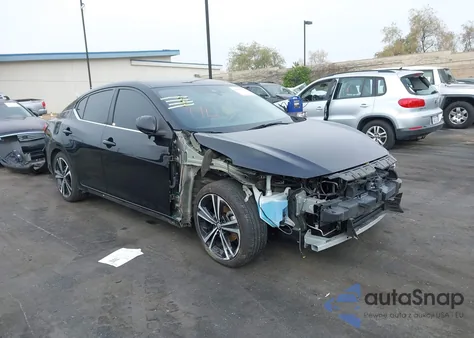 2022 Nissan Sentra Sr Xtronic Cvt из США, поврежденный, VIN 3N1AB8DV1NY299730